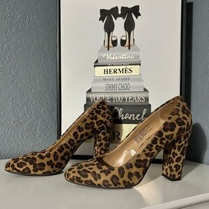 ‼️SOLD‼️ 🐆Leopard Block Heels🐆